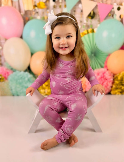 Blushing Doodles 2 Piece Pajama Set