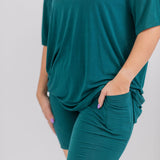 Juniper Women's Oversized Shirt and Biker Short