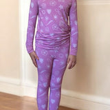 Blushing Doodles 2 Piece Pajama Set