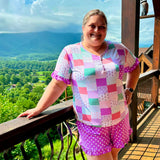 Darling Patchwork Women's Pajamas