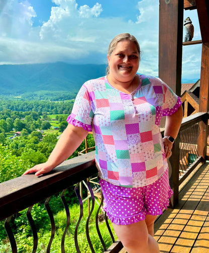 Darling Patchwork Women's Pajamas