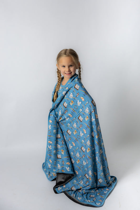 God Says I Am 2 Layer Bamboo Plush Children's Blanket