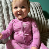 Blushing Doodles Convertible Zip-Up