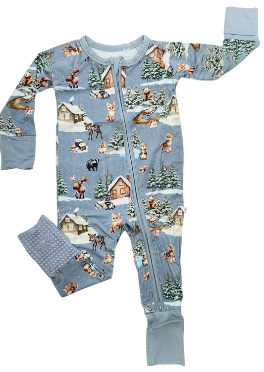 Winter Woodland Convertible Zip-Up