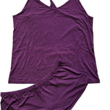 Plum Cami and Short Set