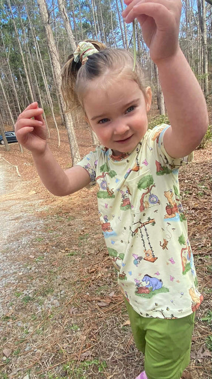 Oh Bother, Its Spring Pocket T-Shirt and Shorts Set