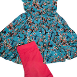 Flutter and Bloom Twirl Dress with Pockets & Shorts Set