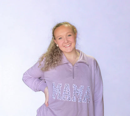 Prowl in Pink Quarter Zip Pullover