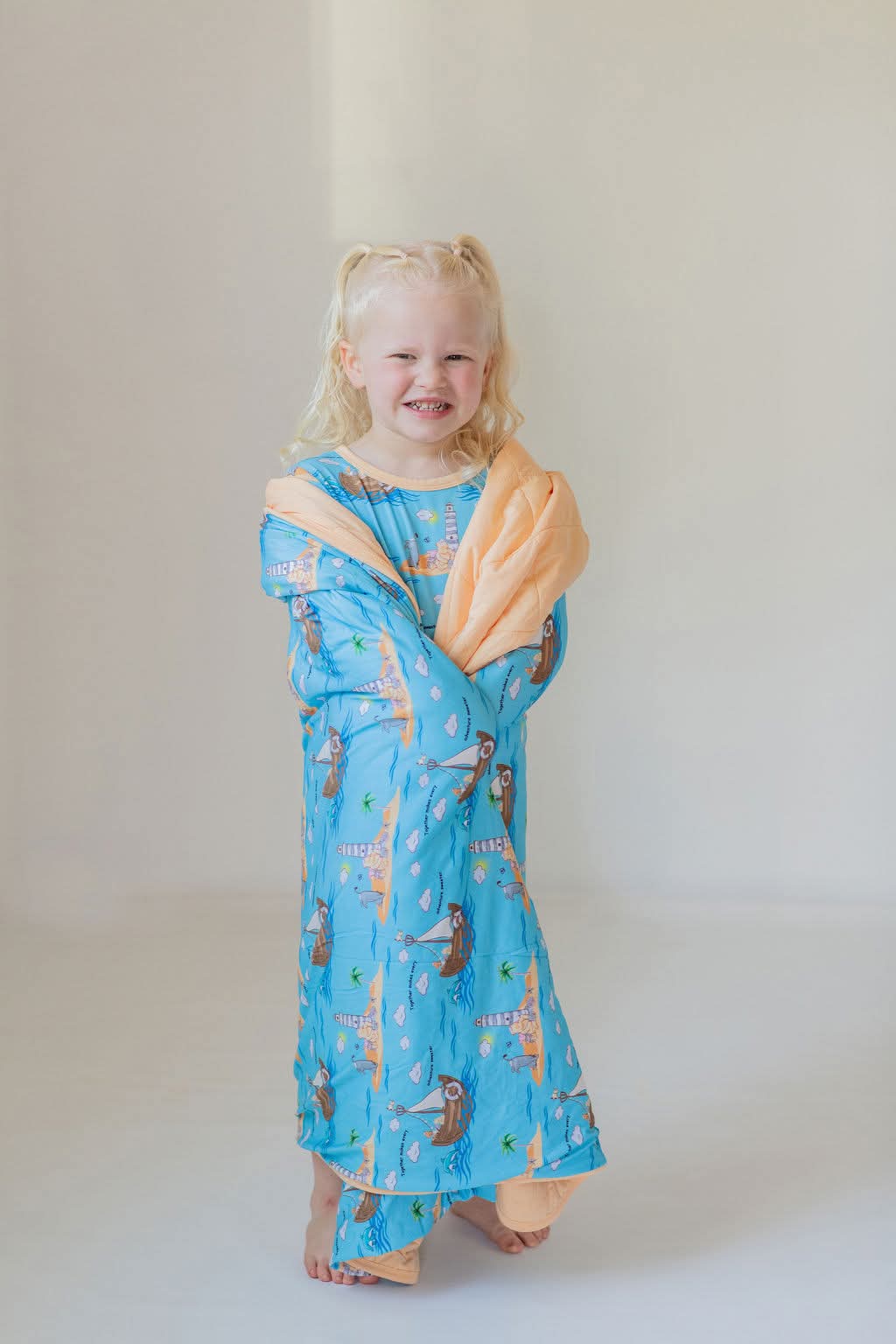 Sailing Together 2.5 Tog Quilted Blanket