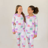 Darling Patchwork 2 Piece Pajama Set