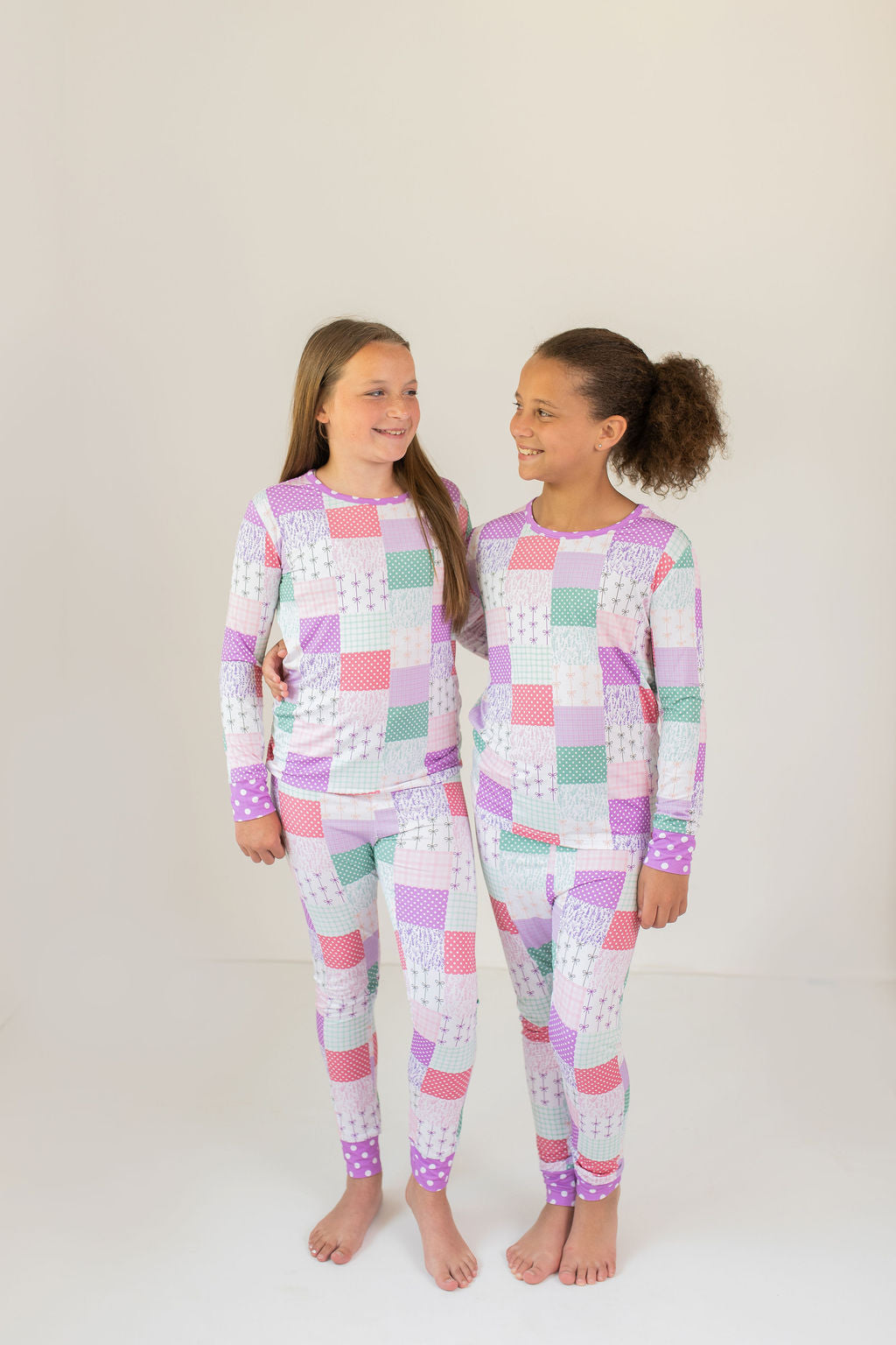 Darling Patchwork 2 Piece Pajama Set