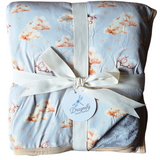Sheep Lullaby 2 Layer Bamboo Plush Toddler Blanket