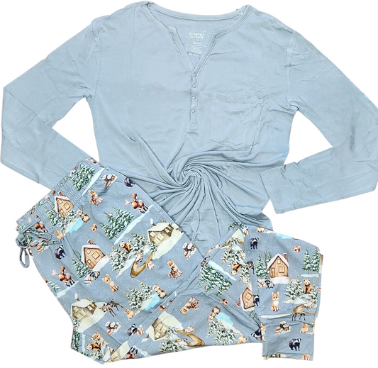 Winter Woodland Women's Pajamas