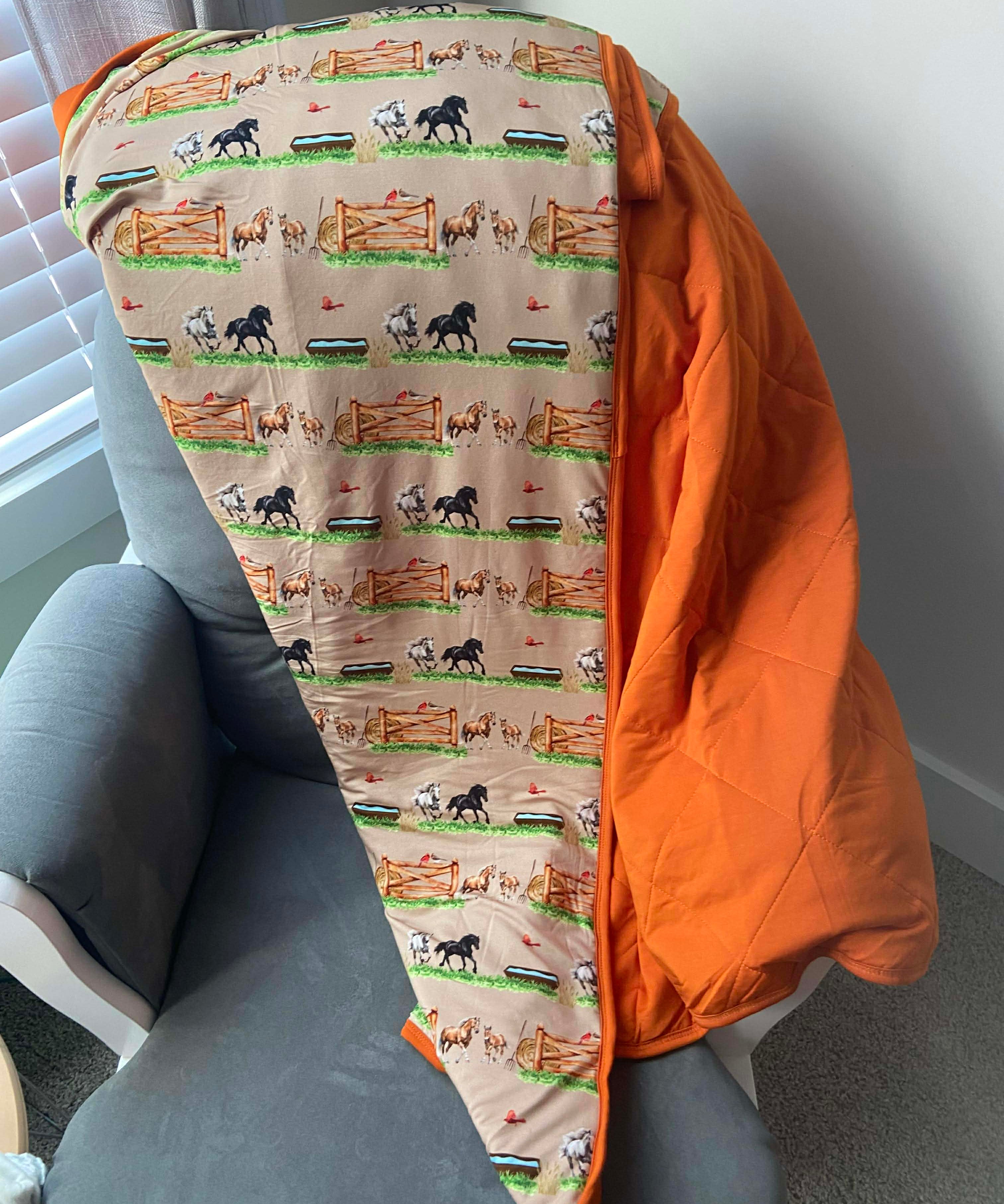 Pasture Pals 2.5 Tog Quilted Blanket