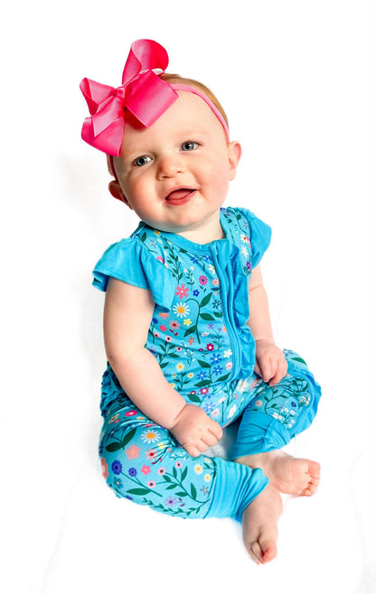 Wildflower Dreams Ruffle Sleeve Romper