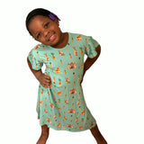 Bunny Tails and Carrot Trails Children's Gown