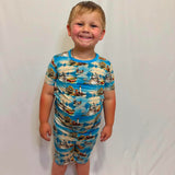 Harbor Of Memories 2 PIECE PJ SET (Short Sleeve and Shorts)