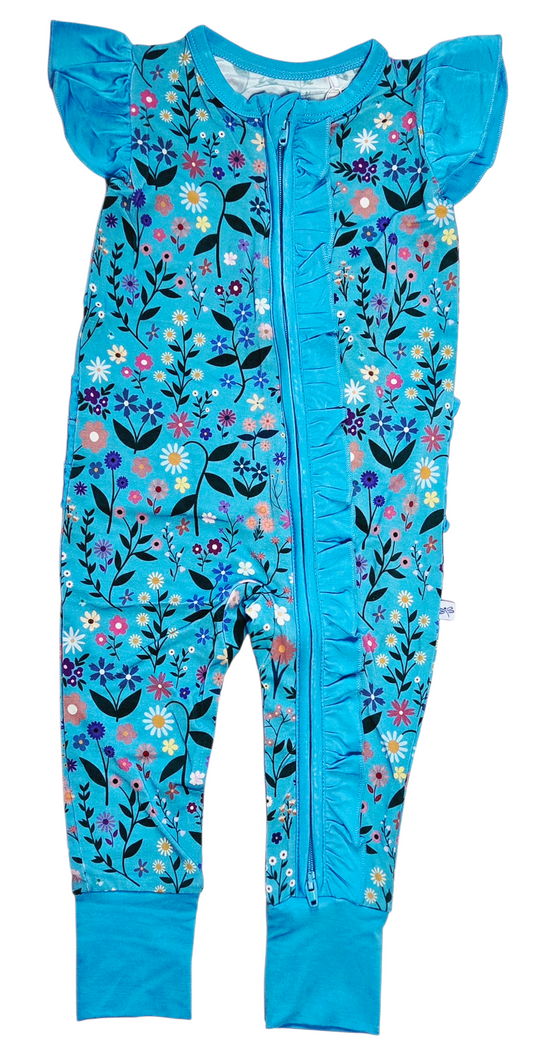 Wildflower Dreams Ruffle Sleeve Romper