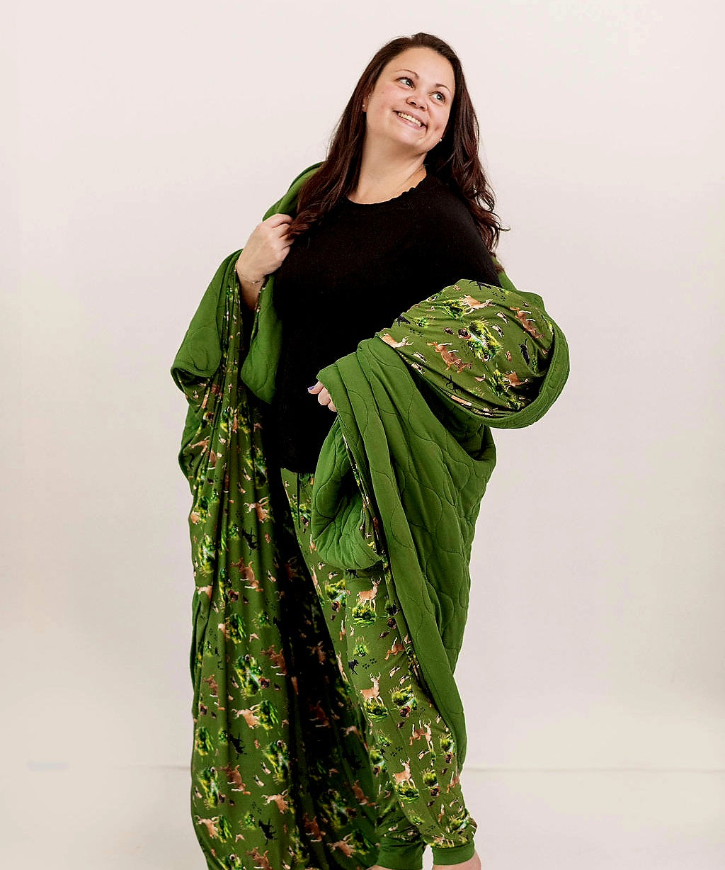 Pine Hunt Quilted 2.5 Tog Adult Blanket