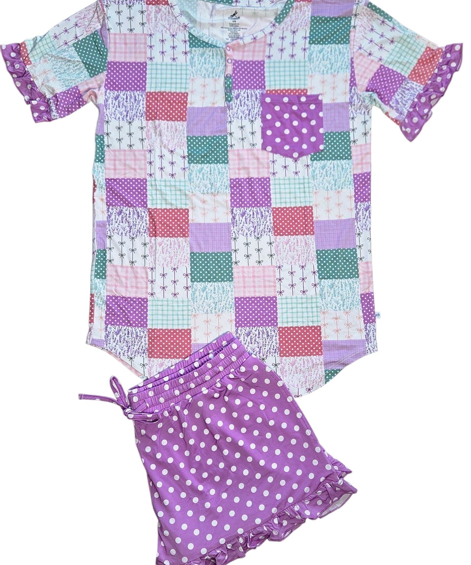 Darling Patchwork Women's Pajamas