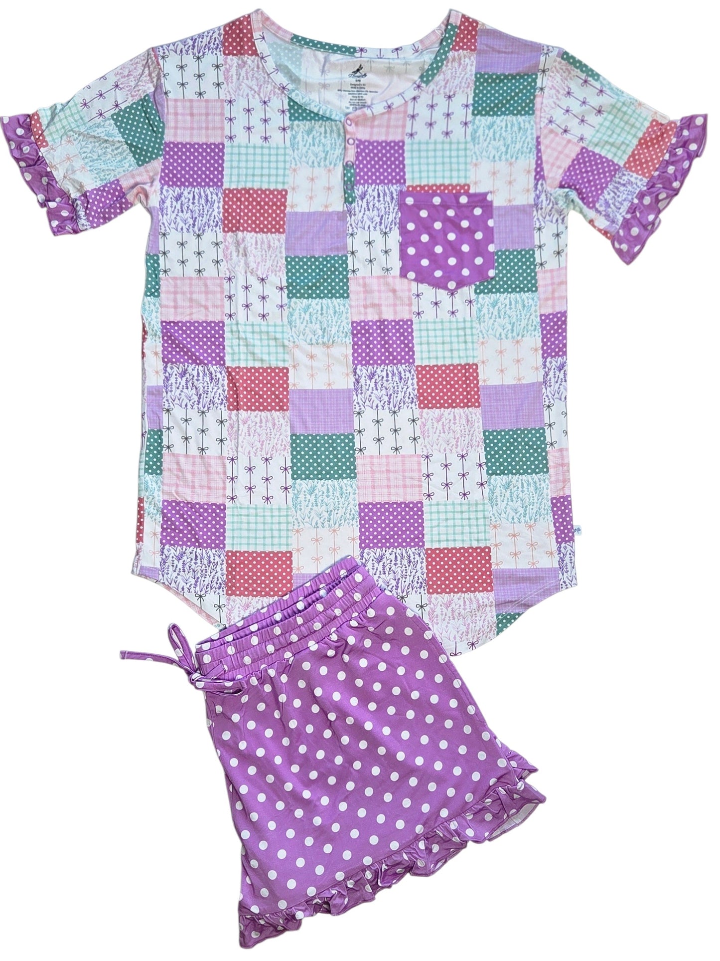 Darling Patchwork Women's Pajamas