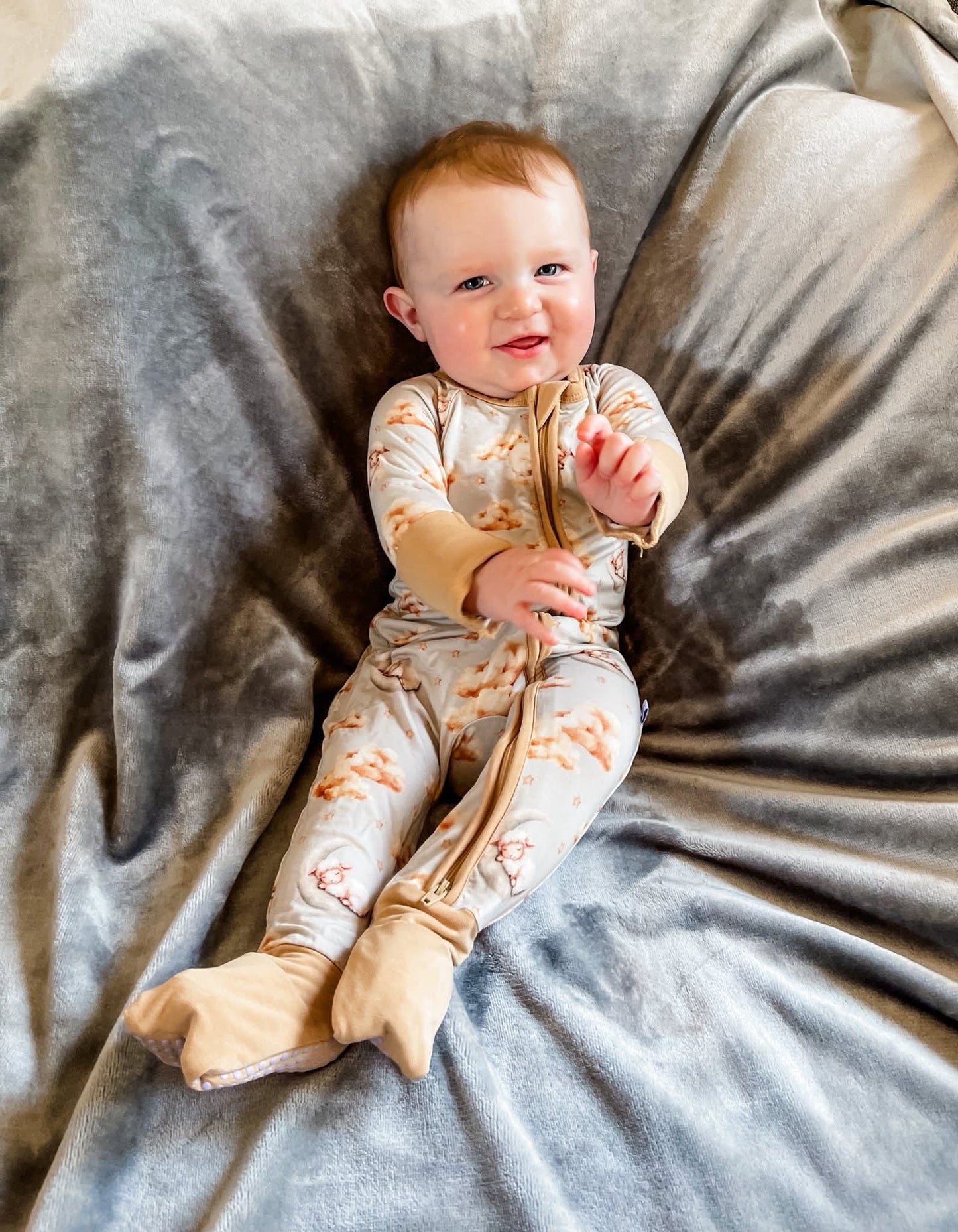 Sheep Lullaby Convertible Zip-Up