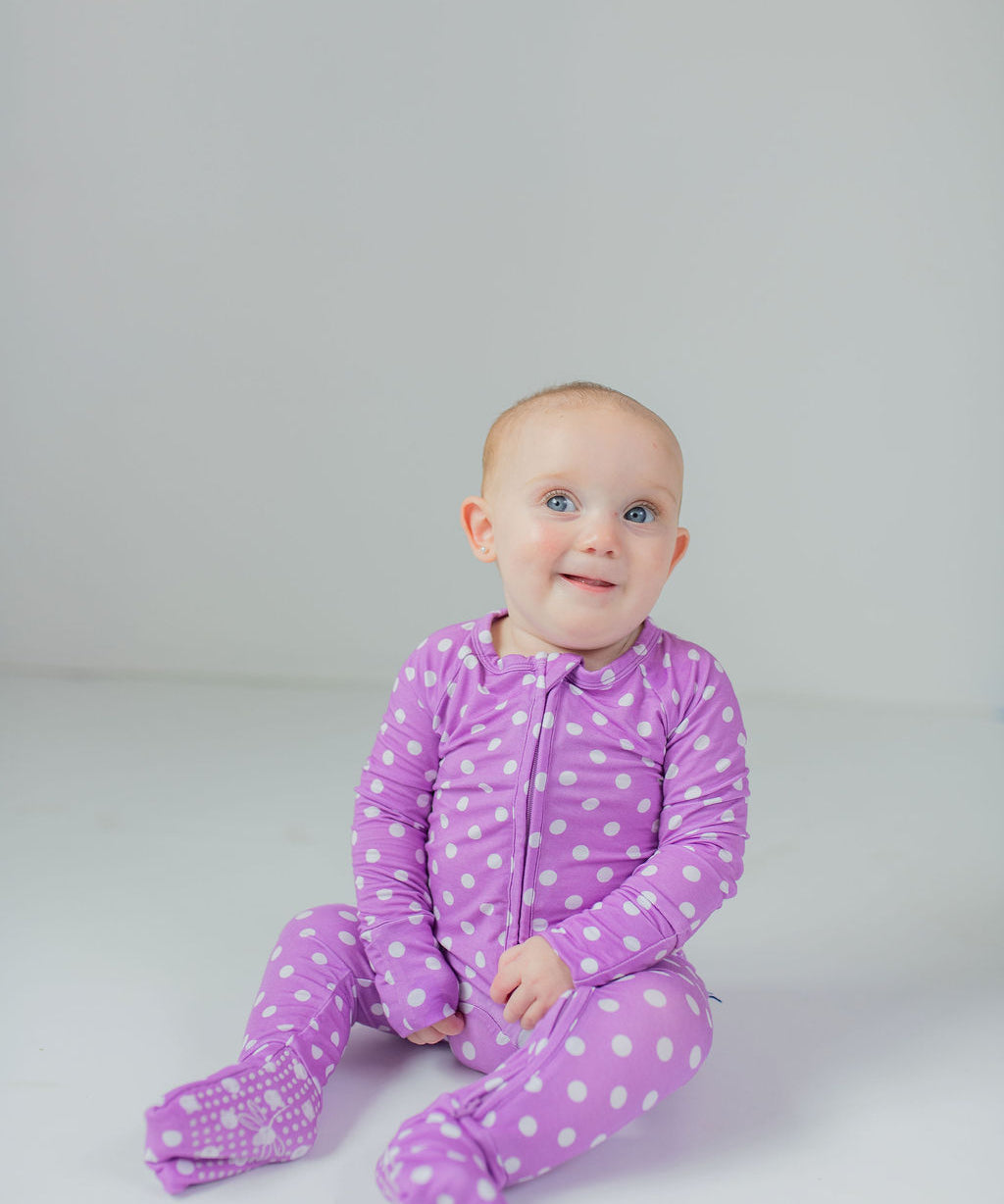 Lavender Charm Convertible Zip-Up