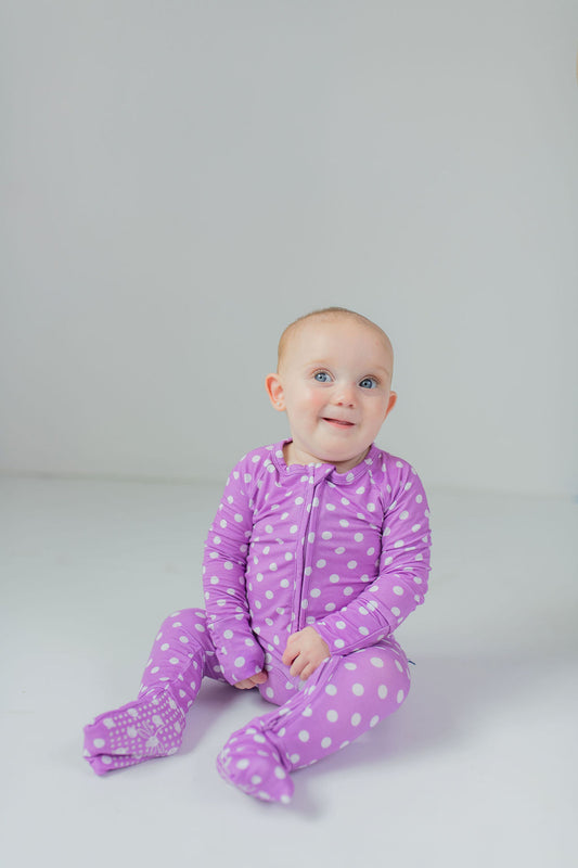Lavender Charm Convertible Zip-Up