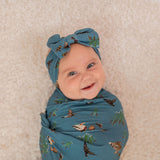 We Flock Together Swaddle and Bow Set