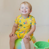 Seaside Gold Swim Trunks