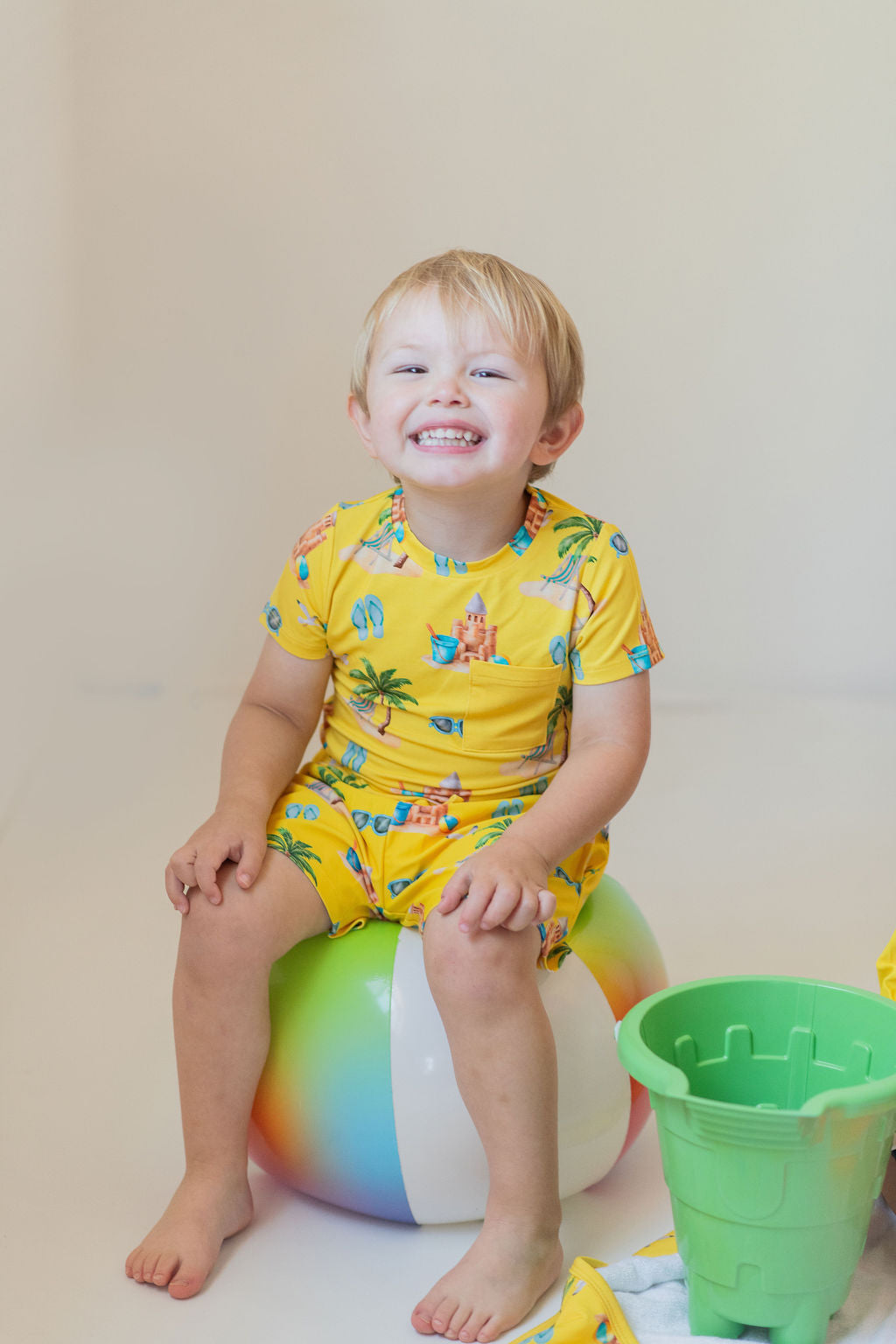 Seaside Gold Swim Trunks
