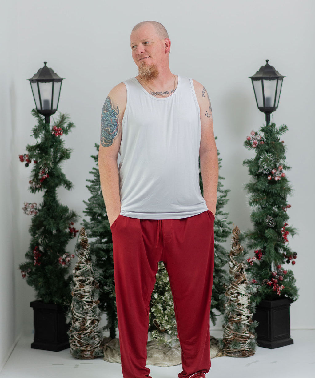 Crimson Unisex Lounge Pant (wide leg style)