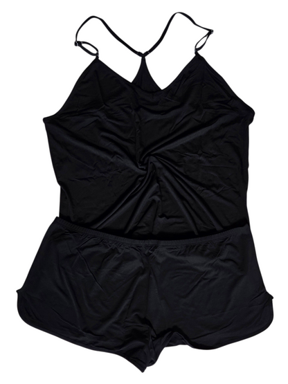 Luxe Noir Cami and Short Set