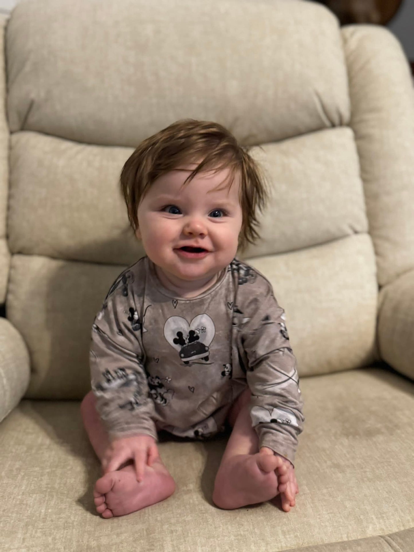 Love On The Go Long Sleeve Bubble Romper