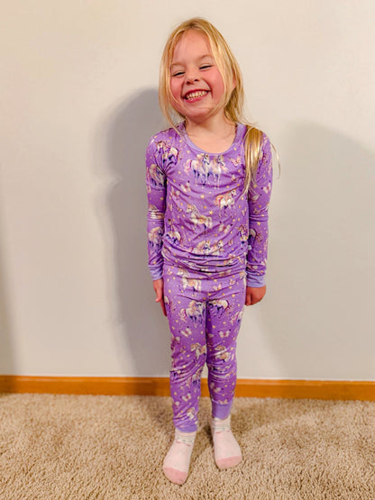 Unicorn Wishes 2 Piece Pajama Set