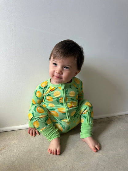 Lemon Pop Convertible Zip-Up