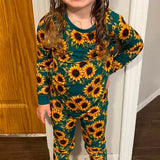 Juniper Sunflower Meadow 2 Piece Pajama Set