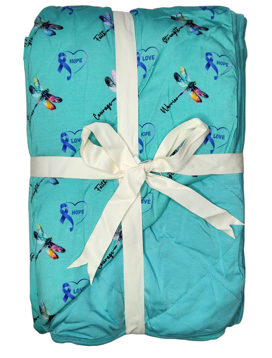 Wings of Light 2  Quilted 2.5 Tog Adult Blanket