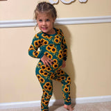 Juniper Sunflower Meadow 2 Piece Pajama Set