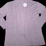 Dusty Purple Women's Cascading Cardigan