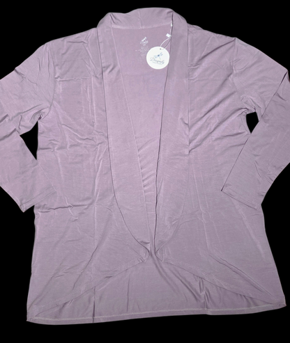 Dusty Purple Women's Cascading Cardigan