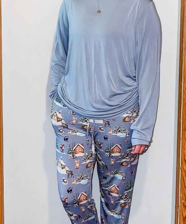 Winter Woodland Men's Pajamas