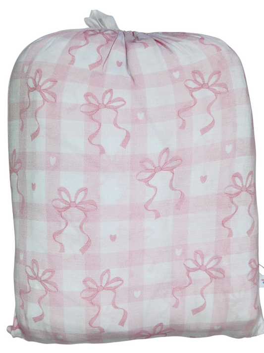 Gingham Grace Twin Sheet & Pillow Case