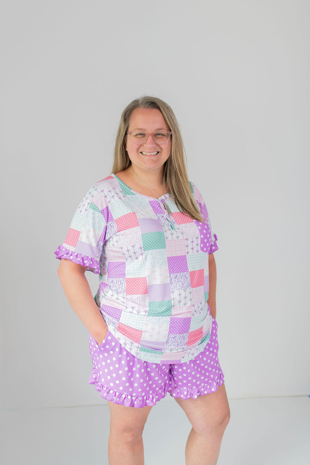 Darling Patchwork Women's Pajamas
