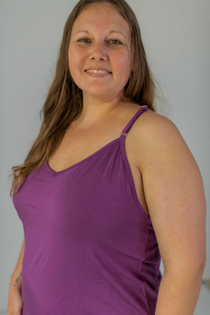 Plum Cami and Short Set