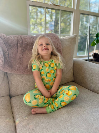 Lemon Pop 2 Piece Pajama Set