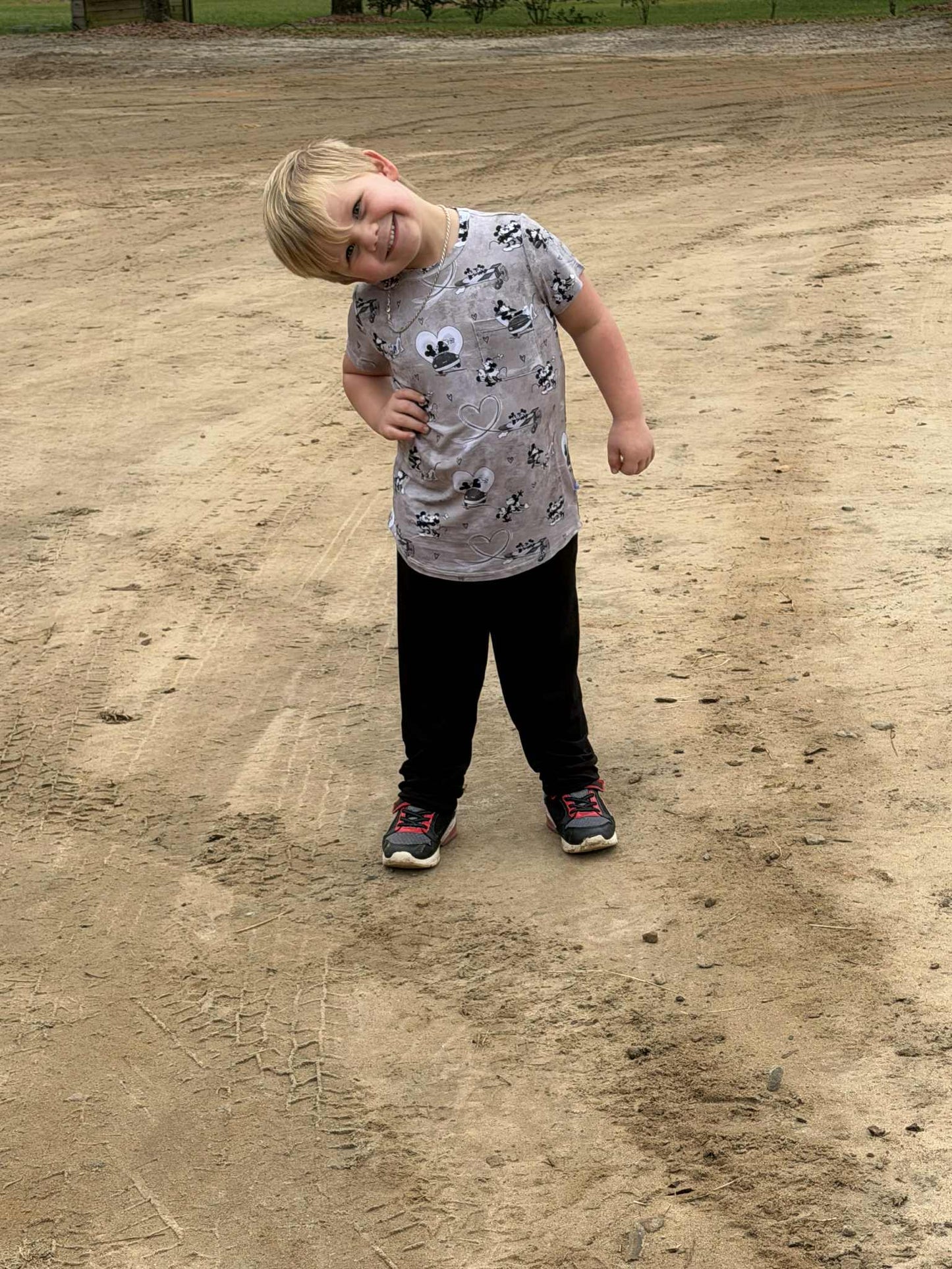 Love On The Go Pocket T-Shirt and Pant Set