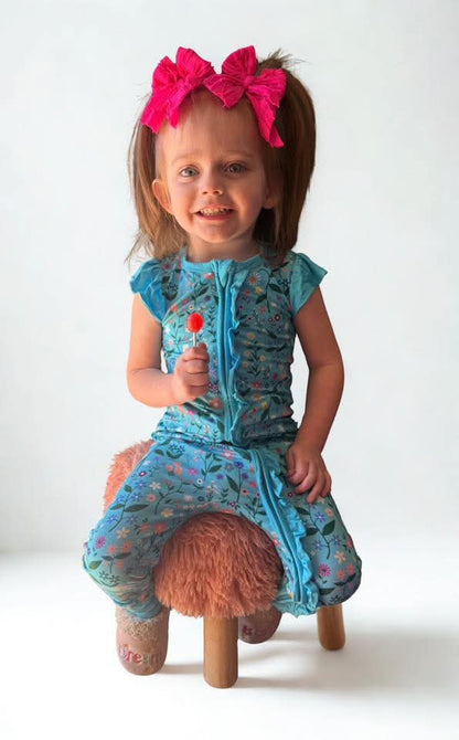 Wildflower Dreams Ruffle Sleeve Romper