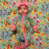 Buzzing Blooms Convertible Zip-Up