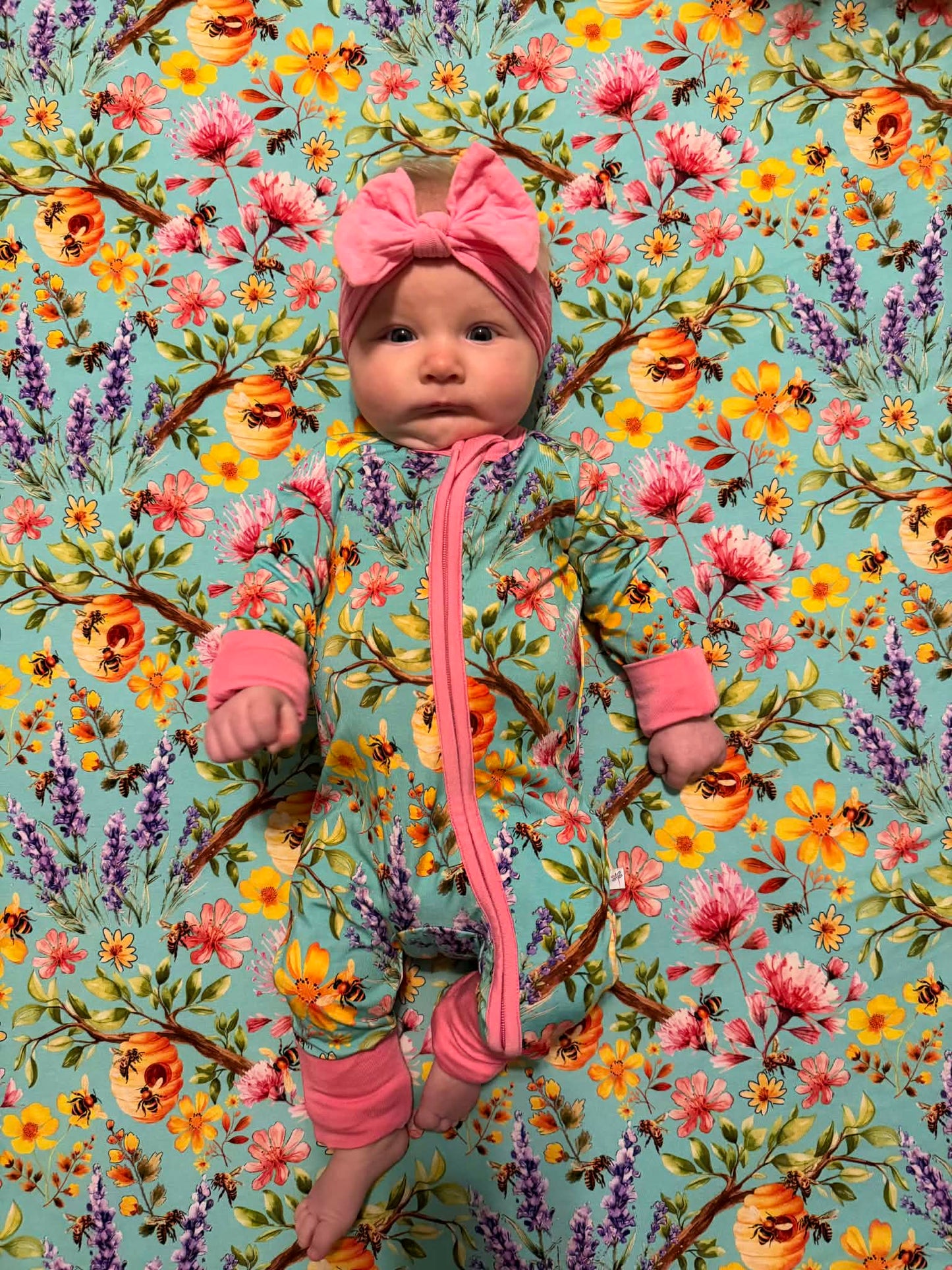 Buzzing Blooms Convertible Zip-Up